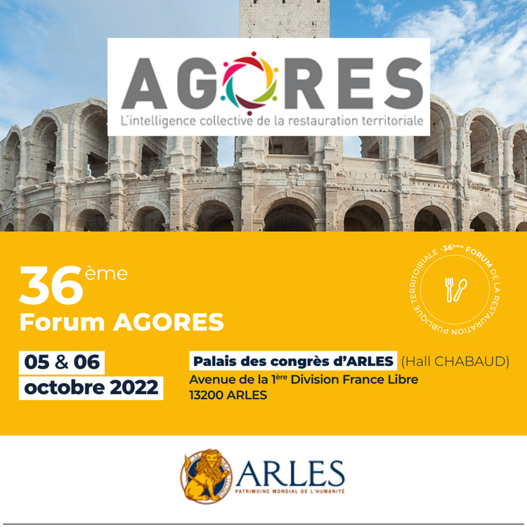 RDV au salon AGORES en Arles, les 5 & 6 octobre 2022