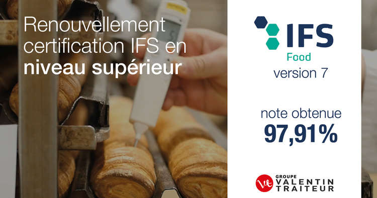 Renouvellement certification IFS à Mably