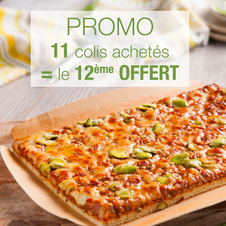 PIZZA BOLO' VÉGÉTALE : 11 + 1 OFFERT !