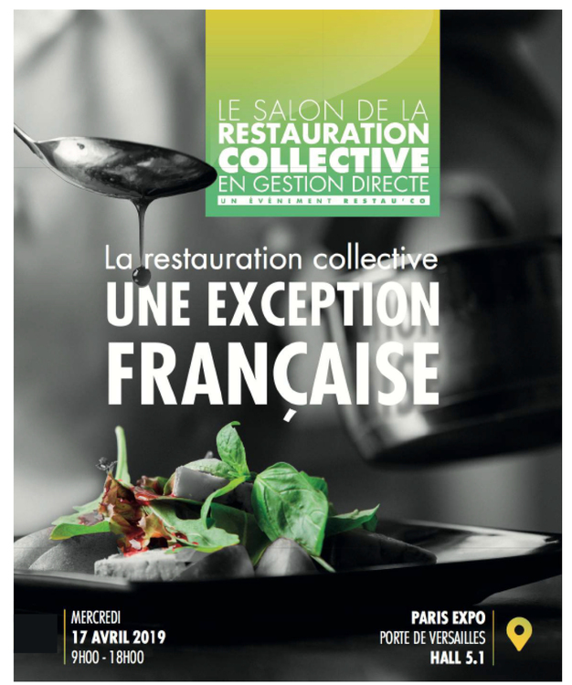 RDV au Salon RestauCo le mercredi 17 avril à Paris - Stand C18-C20